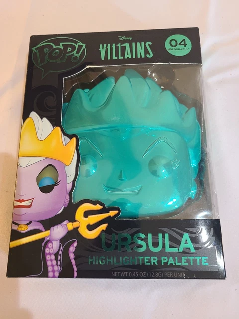 Paleta resaltadora Funko Pop de los villanos de Disney Ursula 04 conjunto de maquillaje holográfico