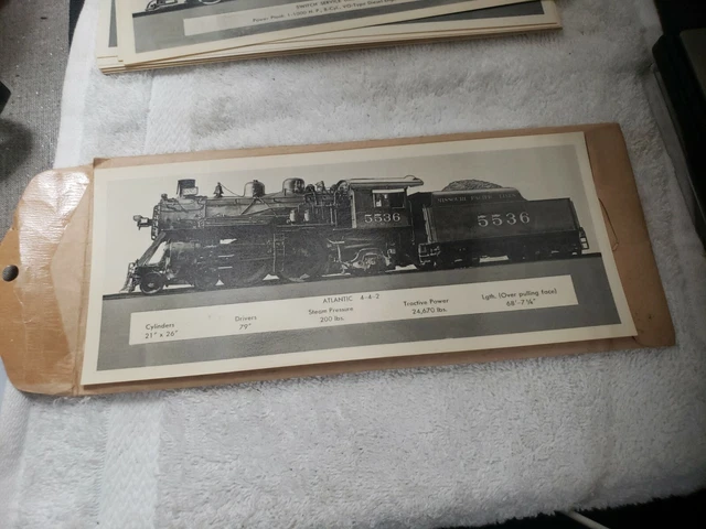 Missouri Pacific Lines Locomotive #5336    4 1/2” x 10 1/2” Photograph