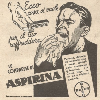 1930 Old Advertising Publicité D'Époque Bayer Z1642 Comprimés De Elmitolo Bayer 