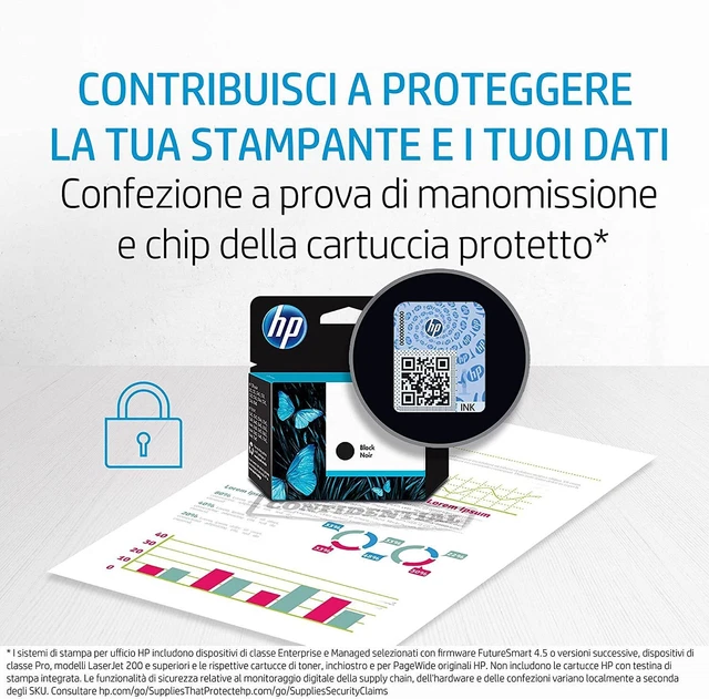 HP 305 Nero, 3YM61AE, cartuccia originale HP, compatibile con stampanti HP 11