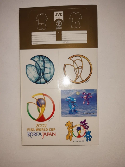 JVC VIDEO LABELS FIFA World Cup 2002 Korea/Japan Football £6.99 ...