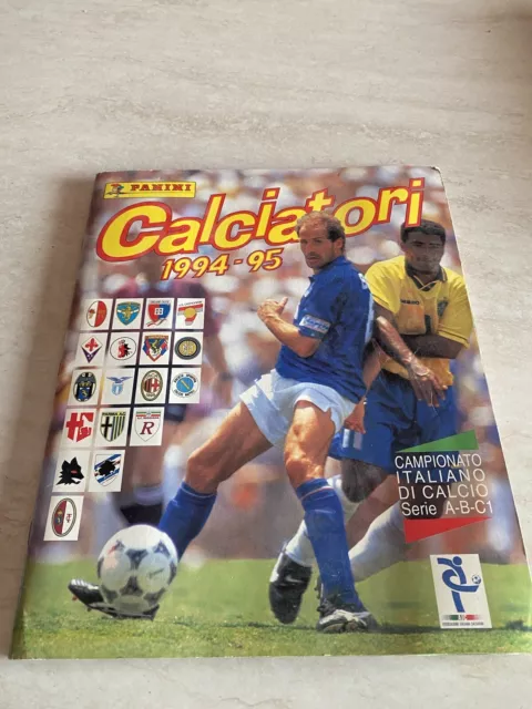 Rarissimo album figurine calciatori Panini 1994-95 ottimo da collezione