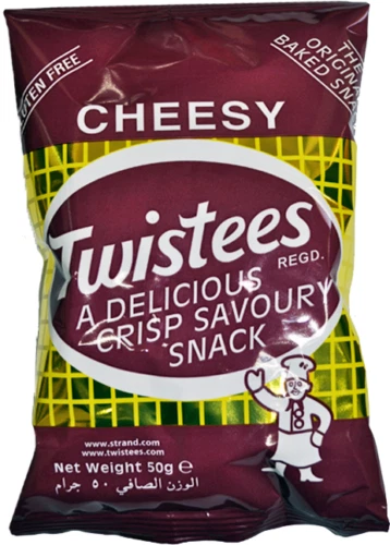 20x pkts Malta Maltese Twistees Cheesy Baked GLUTEN FREE Rice Snack