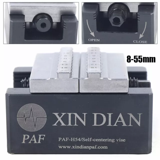 CNC Self-centering Vise Fixture CNC Machining Tool 8-55mm / 50-75mm Processor