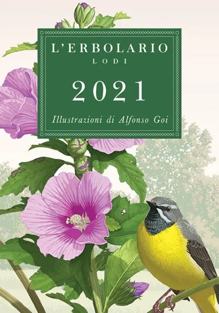 L'ERBOLARIO LODI -  CALENDARIO 2021 -  Acquerelli di Alfonso Goi
