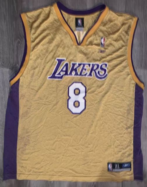 reebok Nba Kobe Bryant Los Angeles Lakers Jersey Sz xl jersey –  Rare_Wear_Attire