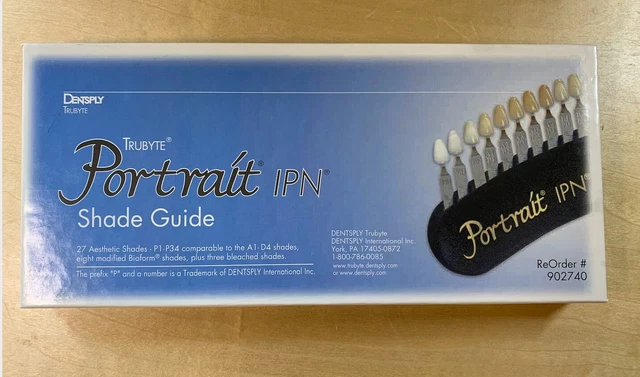 BRAND NEW DENTSPLY 902740 Portrait IPN Shade Guide