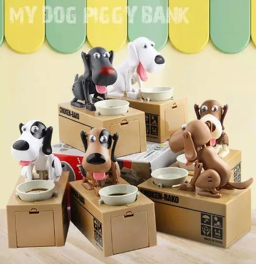 Piggy-Bank-Hungry-Eating-Dog-Coin-Money-Saving-Box