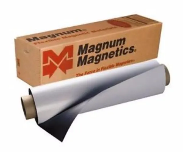 24" x 5' roll flexible 30 mil Thick Magnet QUALITY Magnetic sheet for sign vinyl