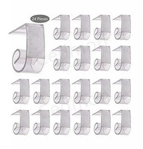Mateda Table Skirting Clips Tablecloth Clips for Table 1" 1/2 - 2 1/8" Set of 24