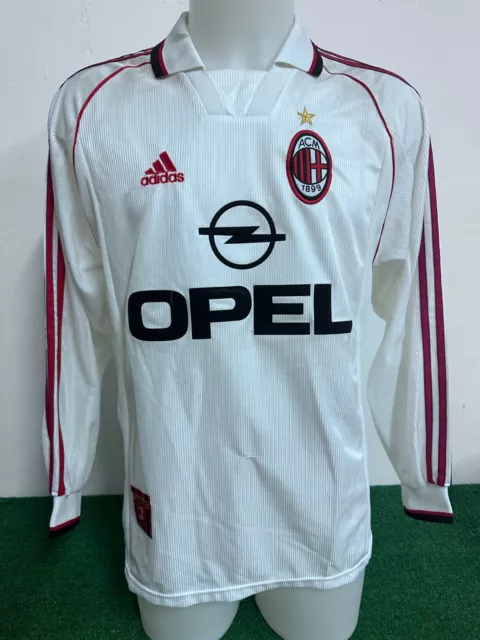 Maglia Milan Weah No Match Worn Indossata Shirt Jersey Vintage Camiseta