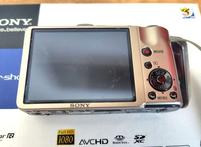 SONY CYBER-SHOT DSC-HX5V Gold Compact Digital Camera [No English