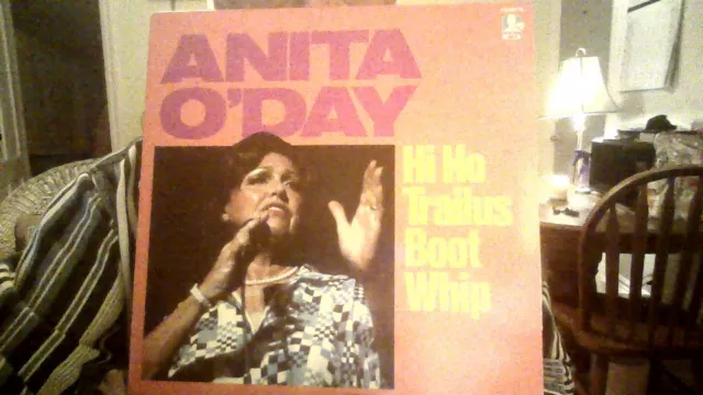 Anita O'Day Hi Ho Trailus Boot Whip Big Band Vocals Jazz Album LP 1984 Promo NM