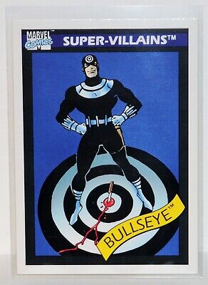 1990 Impel Marvel Universe Series 1 Super-Villians BULLSEYE #64