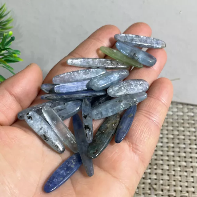 39g Rare!! Natural beautiful Blue KYANITE with Quartz Crystal Specimen Rough