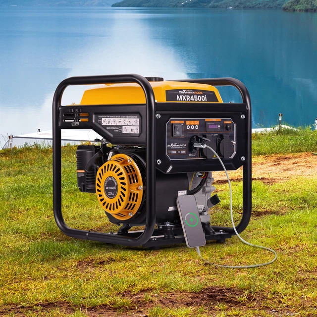 Gruppo Elettrogeno Inverter MAGIRUS MIG-6500E A Benzina – 6600W, 230V, Avviamento Elettrico, Per Emergenza, Cantiere E Campeggio