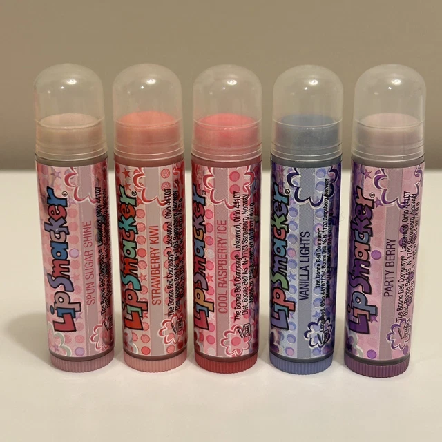 Vintage Lip Smackers Party Pack Shimmer and Shine Bonne Bell New Lot
