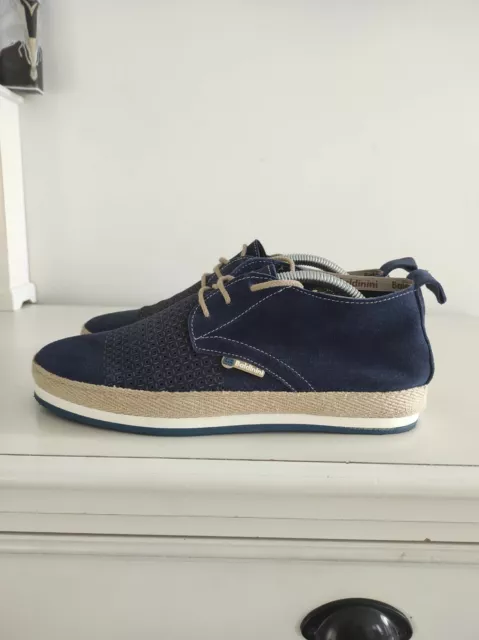 Chaussures Baldinini Daim Bleu Beige