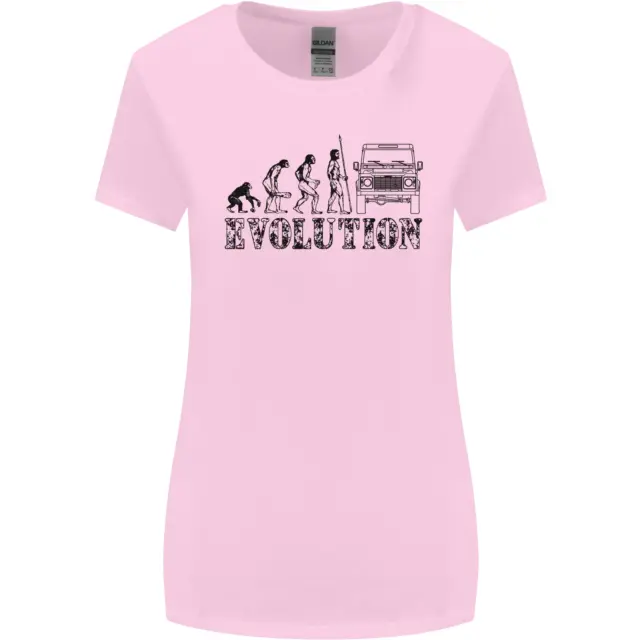 T-shirt 4x4 Evolution Off Roading Road Driving donna taglio più largo 3