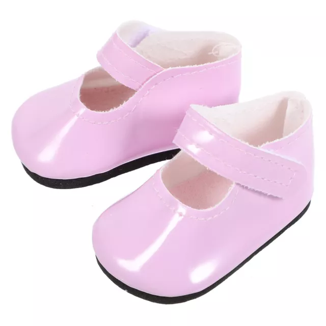 1 Pair Tap Shoes Miniature Shoes For Doll Toy Doll Dress Up Small Shoes