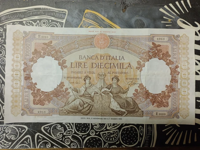 10000 Diecimila Lire "Regine Del Mare" 10000 Diecimila Lire "Regine Del Mare"