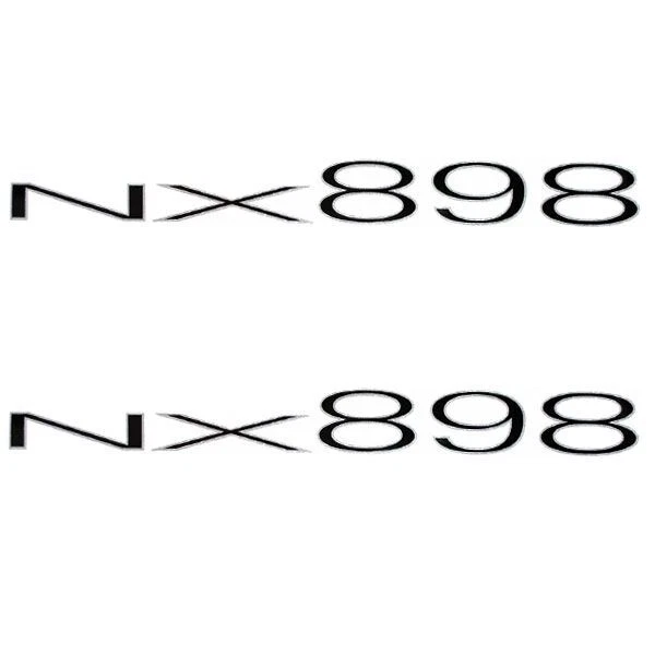 Tracker Nx 898 Boat Decals (Pair)