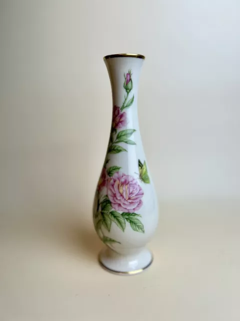 Lenox Mothers Day 1986 Bud Vase Vintage Limited Edition Fine Ivory Roses 9"