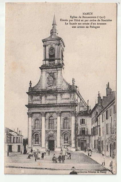 NANCY - Meurthe & Moselle - CPA 54 - Church of Bonsecours by Hereé and Stanislas