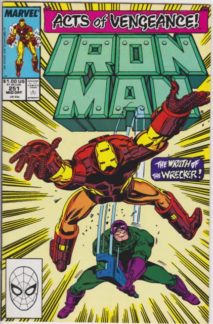 Iron Man #251, Vol. 1 (1968-1996) Marvel Comics