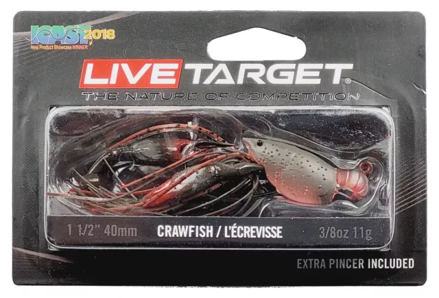 LIVE TARGET HOLLOW Body Craw Jig ICAST 2018 Best Freshwater Lure Bass Lure  $14.28 - PicClick