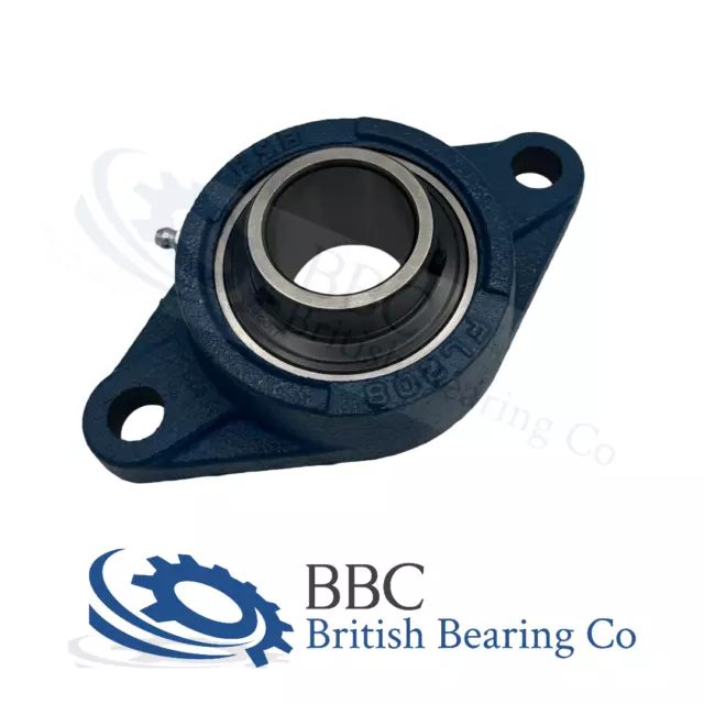 UCFL Metric Flanged Pillow Block Self Lube Bearing 2 Bolt Flange Normal Duty SFT