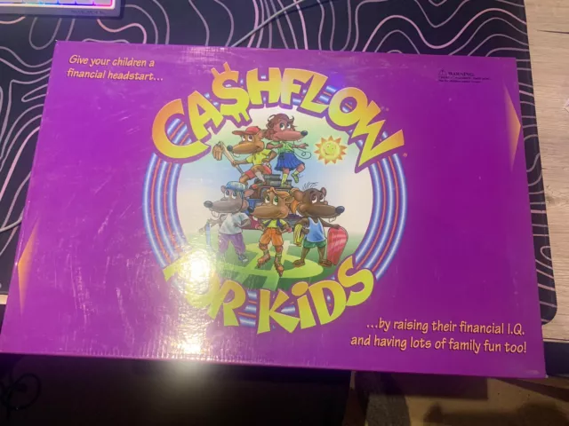 CASHFLOW FOR KIDS BOARD GAME by Rich Dad Poor Dad author Robert Kiyosaki