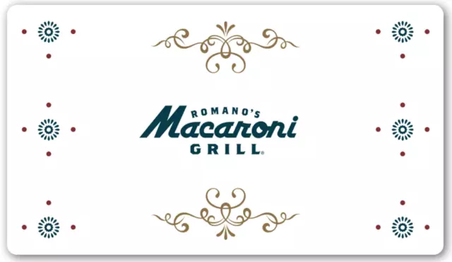 Romano's Macaroni Grill eGift Card $190.88