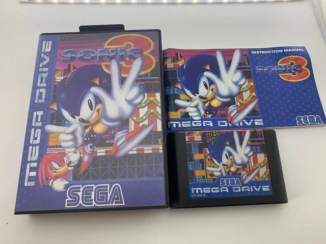 SONIC THE HEDGEHOG 3 (gioco Mega Drive) in scatola completo Pal ...