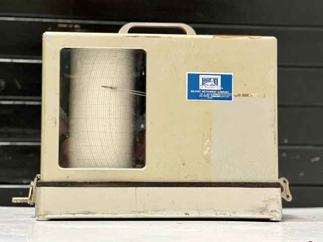 Whether Sevice Atmospheric Belfort Meteorologistic Self Record Marine Barograph