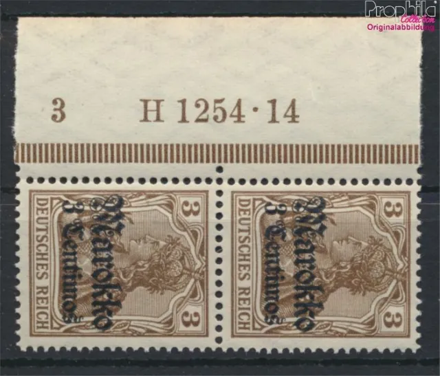 Briefmarken Dt. Post Marokko 1911 Mi 46 HAN postfrisch (9776907