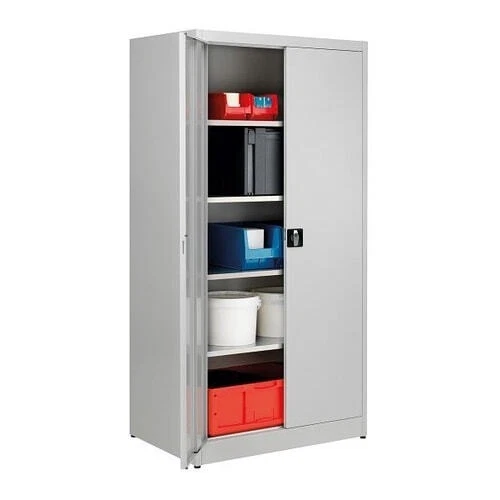 Werkzeugschrank, Materialschrank, 4 Böden, grau, 1.950 x 950 x 600 mm (HxBxT)