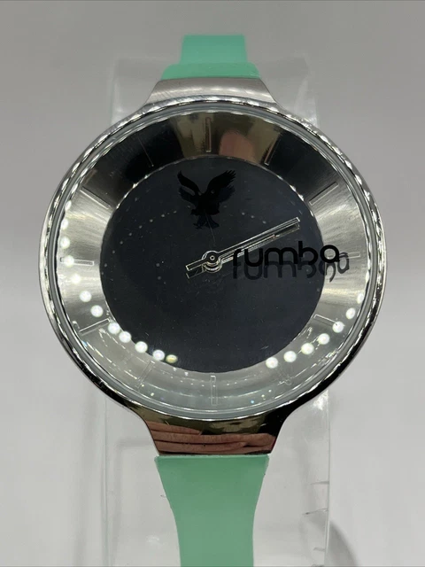 AMERICAN EAGLE OUTFITTERS Rumba Time Silver Tone Case Women s Watch New Battery 8.50 PicClick