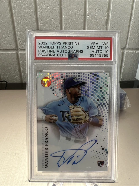 Wander Franco 2022 Topps Pristine Refractor Auto PSA 10