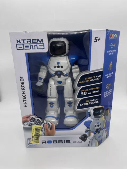 XTREM BOTS interaktiver Roboter Robbie Bot 2.0 Englisch