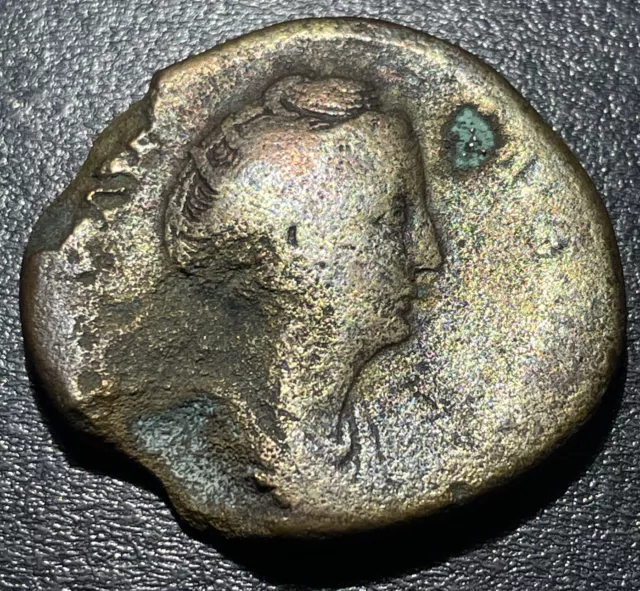 141-161 AD Diva Faustina I Wife of A Pius AE Sestertius Rome Mint 20.37g Coin