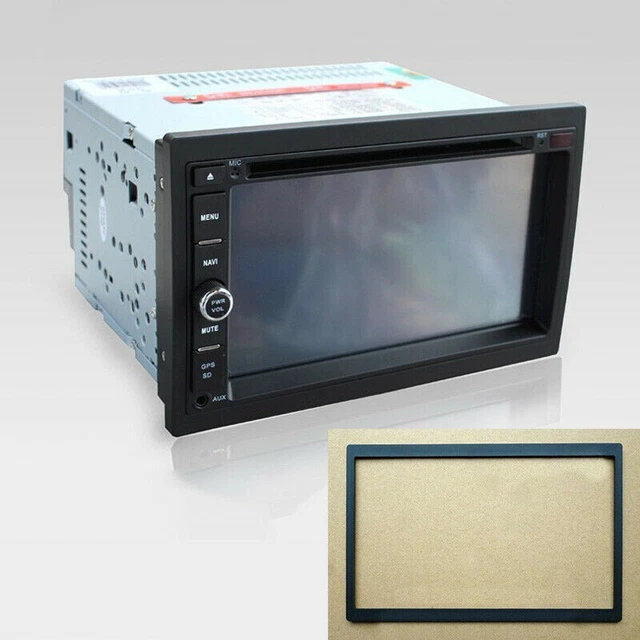 Façade D'autoradio Pour Mercedes-Benz Classe A W169 Et Classe B W245 (2004-2011) - En ABS Noir, Installation Directe Et Simple
