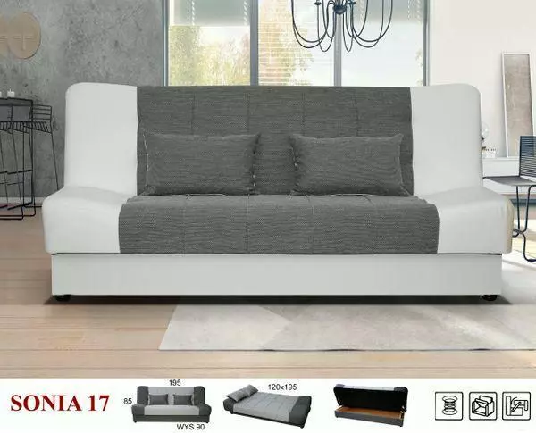 Click Clack Sofa Bed With Storage *** Free Delivery Scotland & All Uk ***