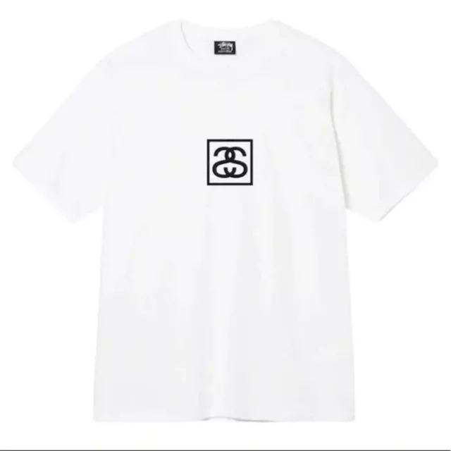 Stussy Squared Embriodered Tee - White