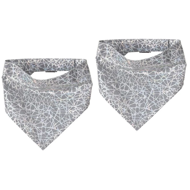 2 PCS Dog Reflective Gear Dog Scarf Pet Triangle Towel Fashion Scarves Bib