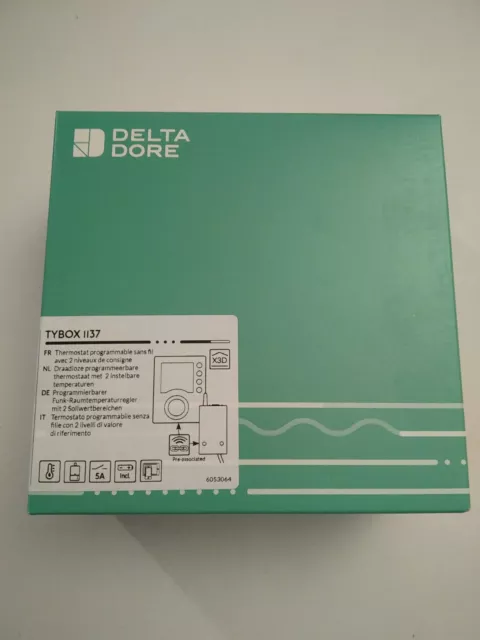 Thermostat TYBOX 1137 radio à piles - DELTA DORE : 6053064
