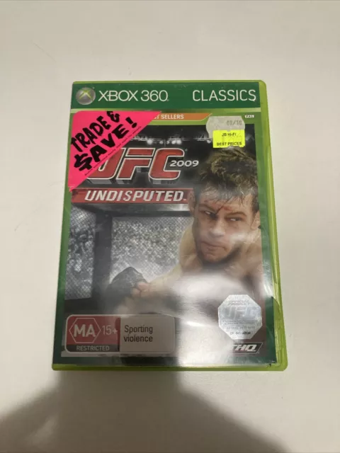 UFC 2009: Undisputed Microsoft Xbox 360 Pal Game Complete With Manual Aus Seller