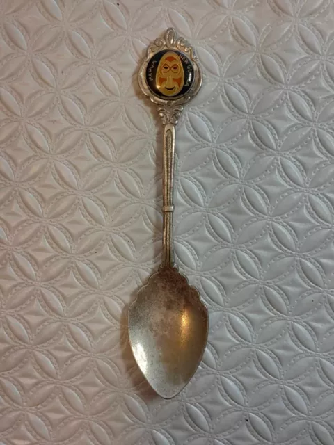 Papua New Guinea Mask Vintage Souvenir Spoon