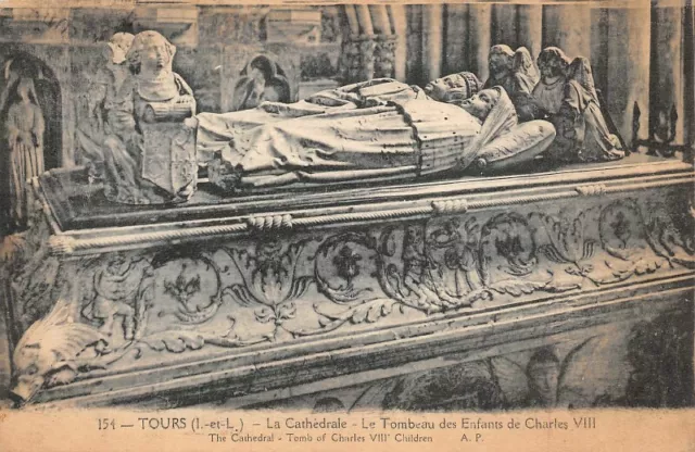 Tours - La Cattedrale - Tombeau Dei Bambini Da Charles VIII