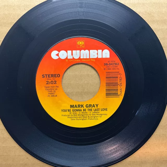 Mark Gray, Tammy Wynette, Sometimes When We Touch, 7" 45rpm, Vinyl VG+ 2